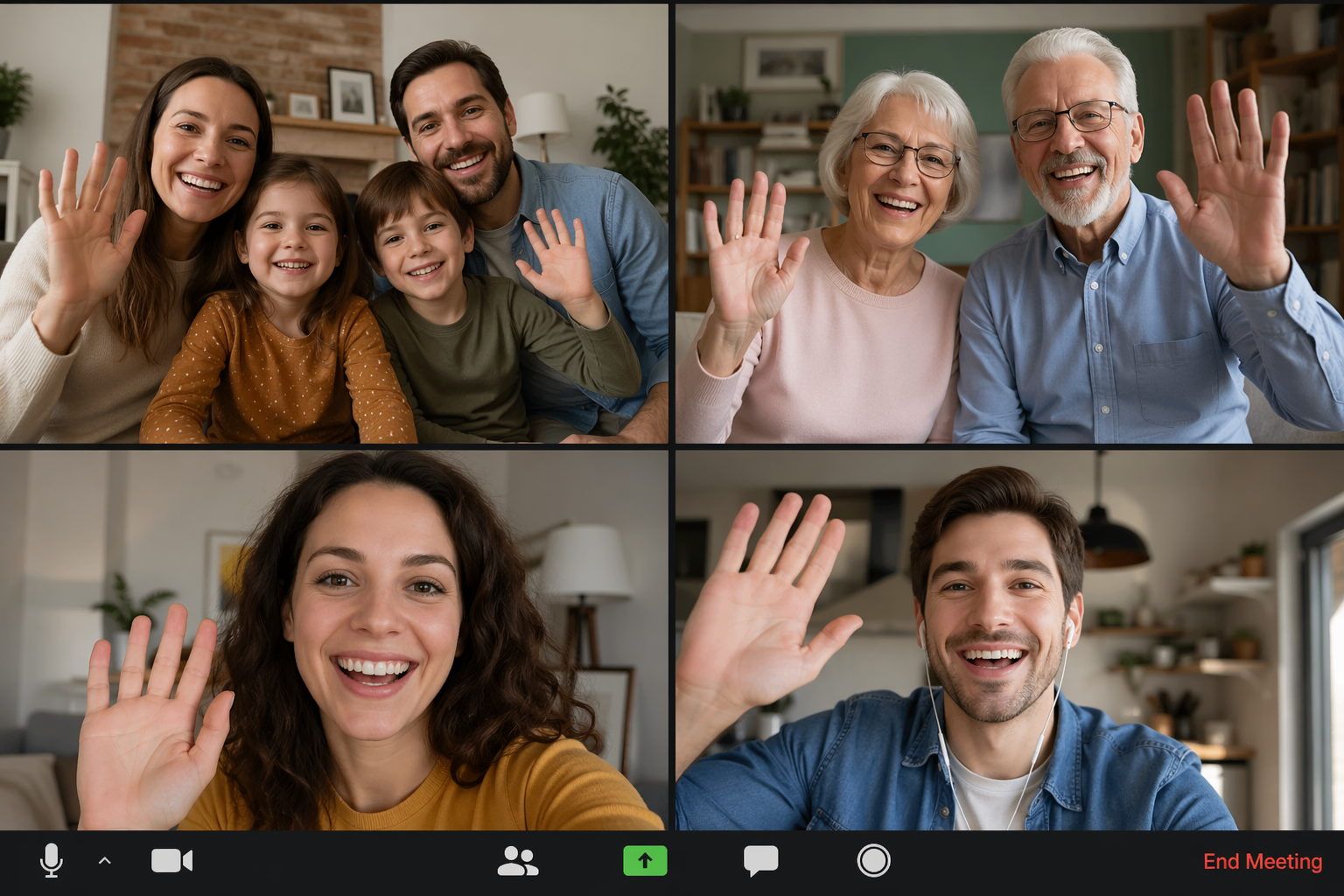 Family staying connected